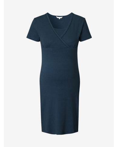 NOPPIES - Robe pyjama d'allaitement TAMI - Bleu nuit