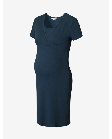 NOPPIES - Robe pyjama d'allaitement TAMI - Bleu nuit