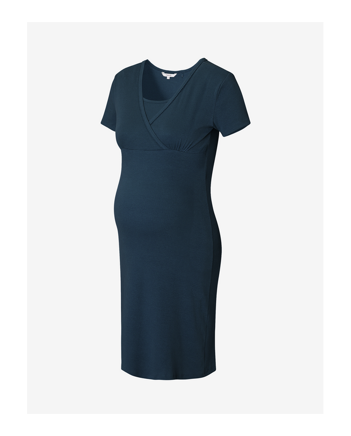 NOPPIES - Robe pyjama d'allaitement TAMI - Bleu nuit
