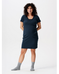 NOPPIES - Robe pyjama d'allaitement TAMI - Bleu nuit