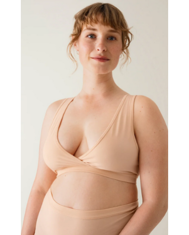 BOOB - Brassièrede maternité et d’allaitement en coton biologique - Beige