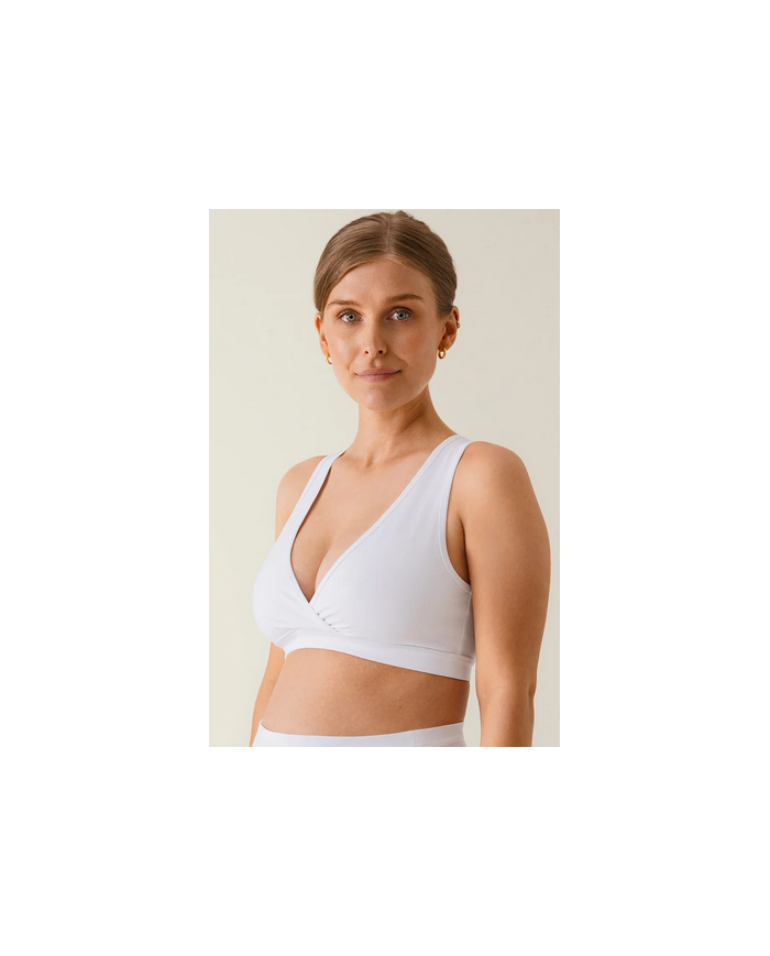BOOB - Brassière de maternité et d’allaitement en coton biologique - Blanc