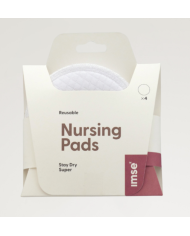 IMSE VISME - Coussinets d’allaitement lavables Stay Dry en coton bio