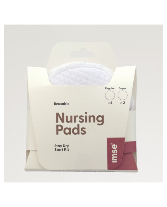 IMSE VISME - Starter kit coussinets d’allaitement lavables Stay Dry en coton bio