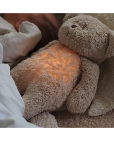 MOONIE - Veilleuse ourson apaisant bio