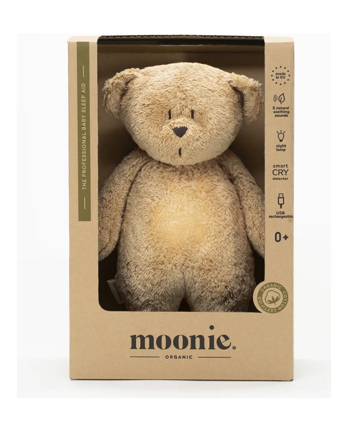 MOONIE - Veilleuse ourson apaisant bio
