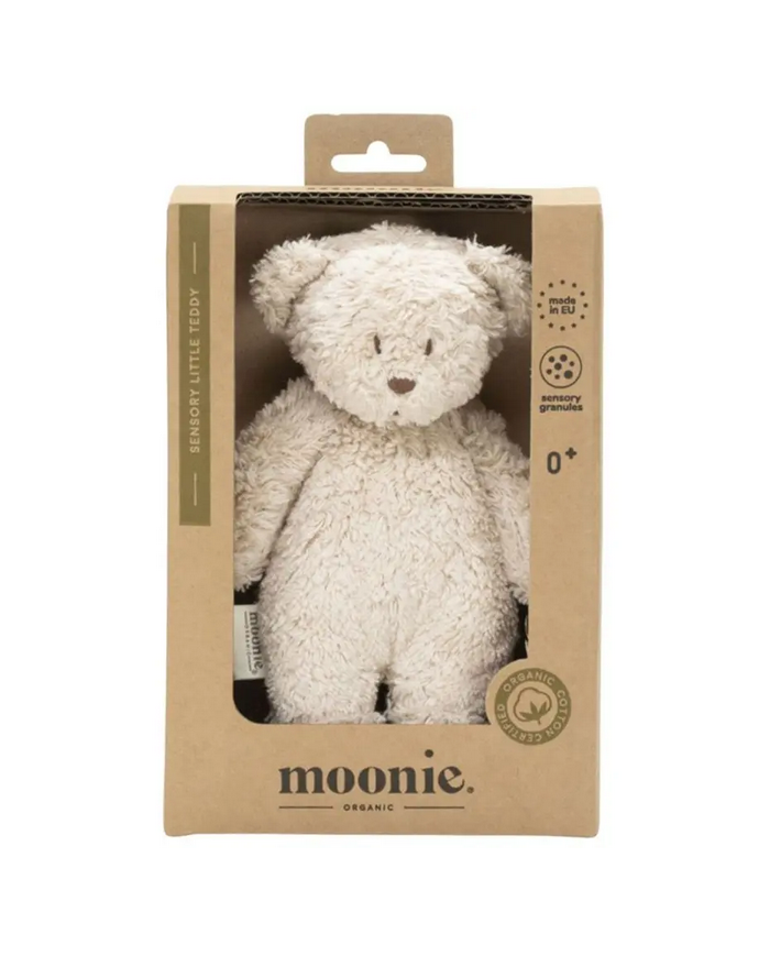 MOONIE - Petit ours sensoriel en coton bio