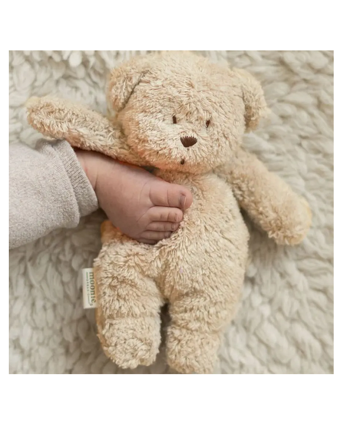 MOONIE - Petit ours sensoriel en coton bio
