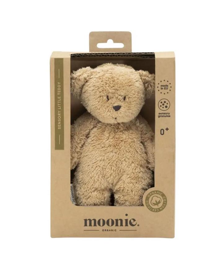 MOONIE - Petit ours sensoriel en coton bio