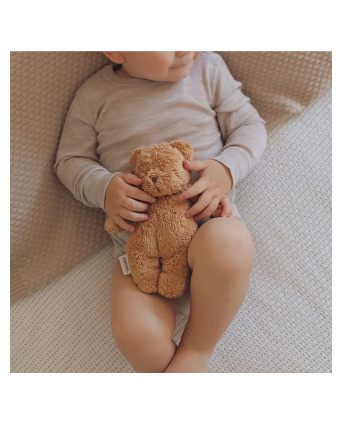 MOONIE - Petit ours sensoriel en coton bio