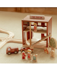 LITTLE DUTCH - Caserne de pompiers en bois