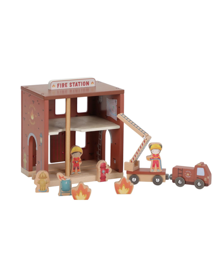 LITTLE DUTCH - Caserne de pompiers en bois