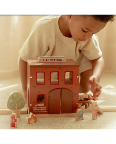 LITTLE DUTCH - Caserne de pompiers en bois