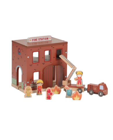 LITTLE DUTCH - Caserne de pompiers en bois