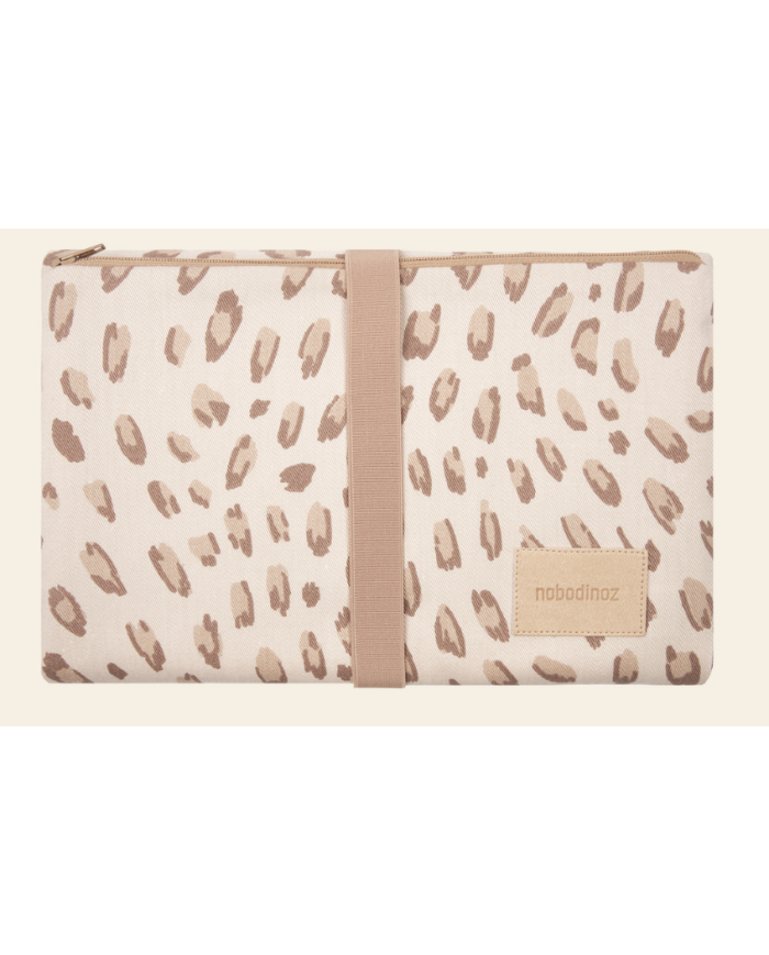 NOBODINOZ - Tapis à langer nomade imperméable en coton bio - Hyde Park