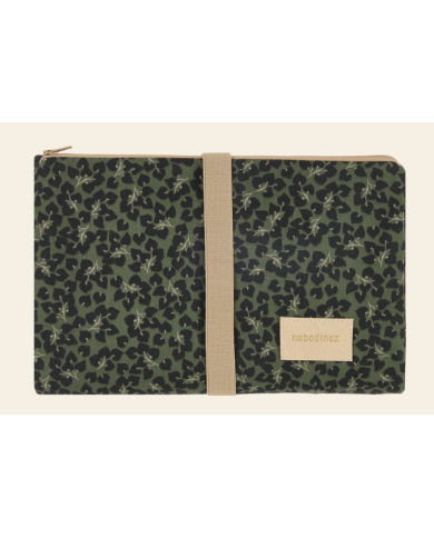 NOBODINOZ - Tapis à langer nomade imperméable en coton bio - Hyde Park