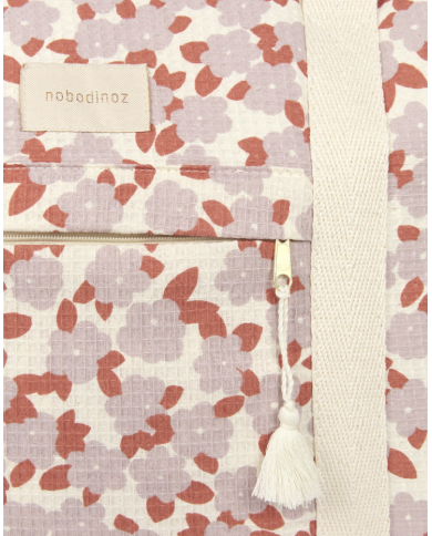 NOBODINOZ - Sac à langer imperméable en coton bio - Opéra