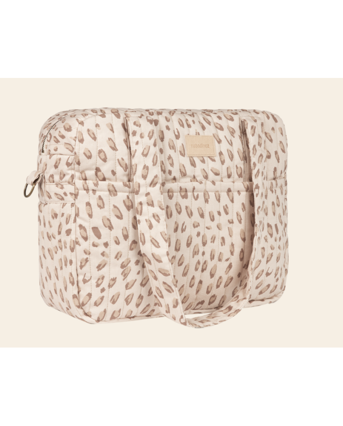 NOBODINOZ - Sac à langer imperméable pour poussette en coton bio - Hyde Park