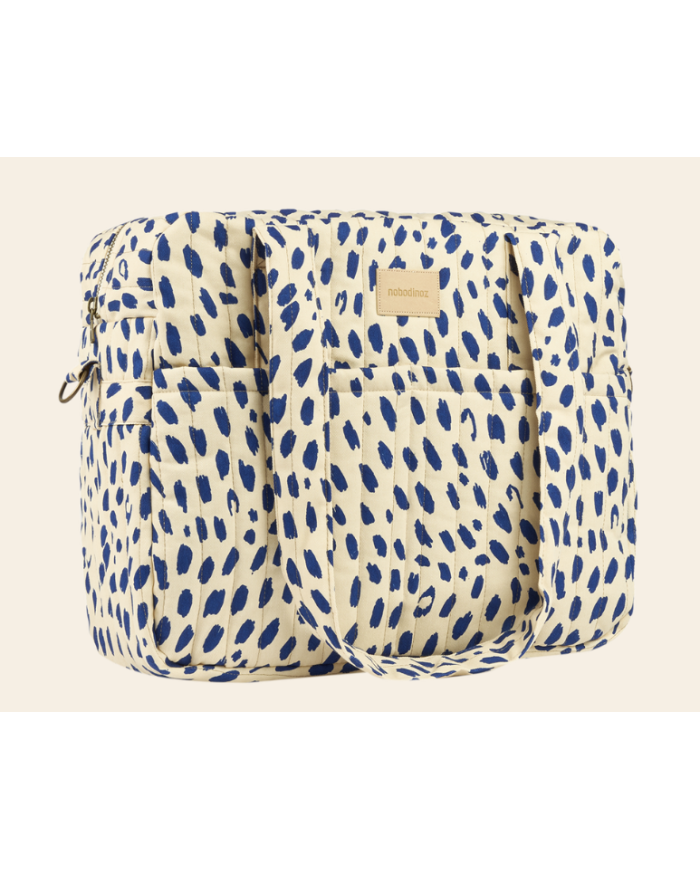 NOBODINOZ - Sac à langer imperméable pour poussette en coton bio - Hyde Park