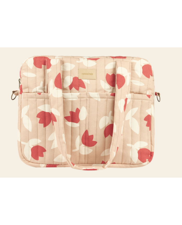 NOBODINOZ - Sac à langer imperméable pour poussette en coton bio - Hyde Park