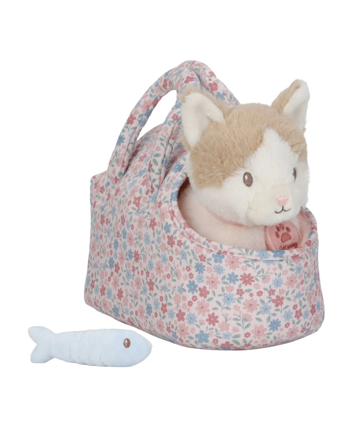 LITTLE DUTCH - Peluche dans son sac - Chat ou chien