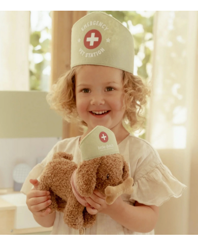 LITTLE DUTCH - Peluche dans son sac - Chat ou chien