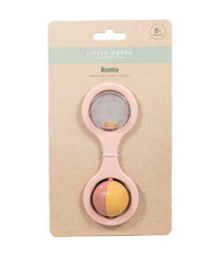 LITTLE DUTCH - Hochet sensoriel à billes couleurs pastel - Rose ou Bleu