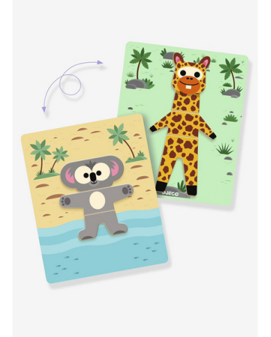 DJECO - Jeux magnétique - InZeBox - Mix'n'Match