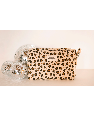 MON PETIT LEON - Trousse de toilette en toile de coton épaisse