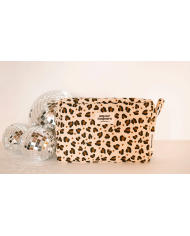 MON PETIT LEON - Trousse de toilette en toile de coton épaisse