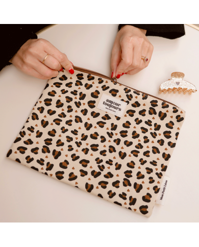 copy of MON PETIT LEON - Couverture "petit amour" - Branchage - Camel