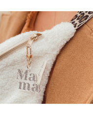 MON PETIT LEON - Porte-clés Léopard - "Love" ou "Mama"