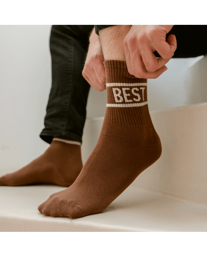 MON PETIT LEON - Chaussettes "Best Dad"