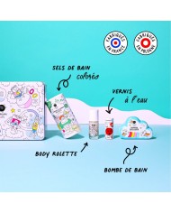 ATELIER WAGRAM - Poncho gaze - Léopard clair