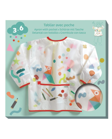 DJECO - Tablier de peinture avec poche