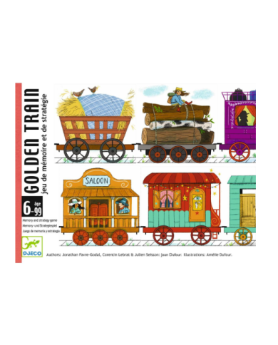 DJECO - Jeux de cartes - Golden Train