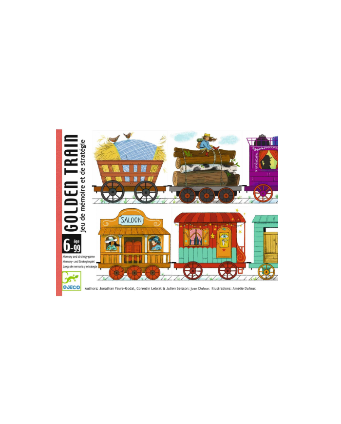 DJECO - Jeux de cartes - Golden Train