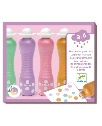 DJECO - Marqueurs Mousse - Pearly