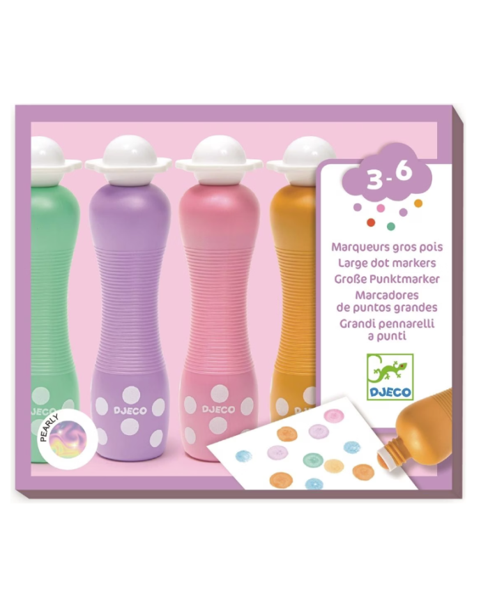 DJECO - Marqueurs Mousse - Pearly