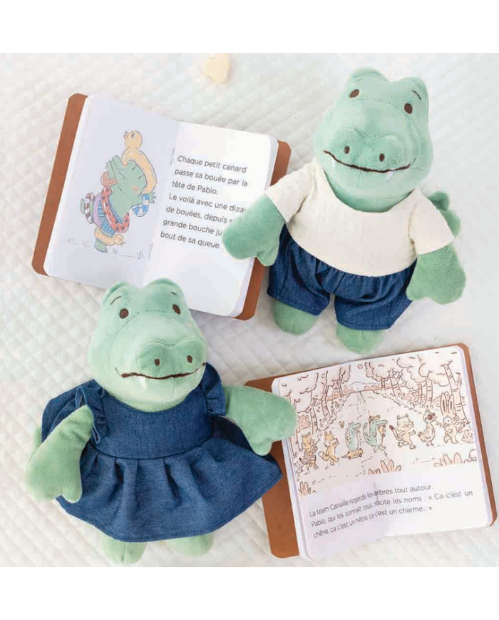 LES PETITES CHOSES - Robe en denim pour peluche - Le Club Canaille