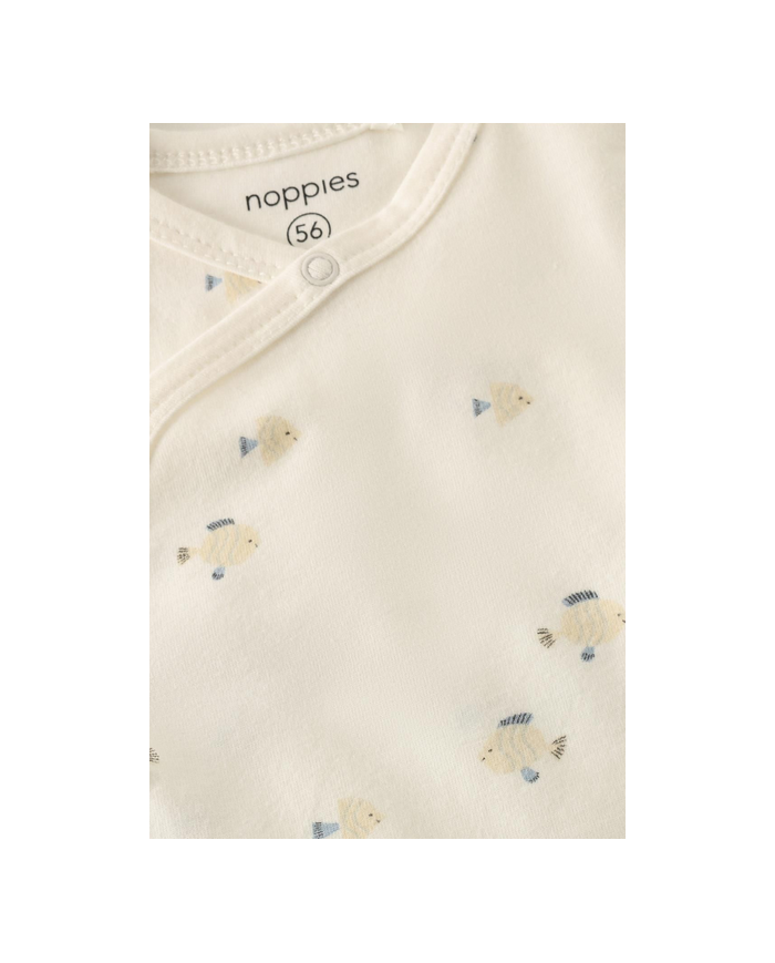 NOPPIES - Body bébé unisexe imprimé poissons en coton