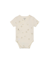 NOPPIES -Grenouillère bébé unisexe  imprimé poissons en coton biologique