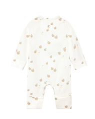 NOPPIES - Grenouillère bébé unisexe manches longues imprimé pommes en coton