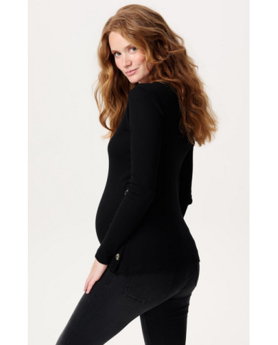 NOPPIES - Pull grossesse et allaitement - AARHUS - Noir