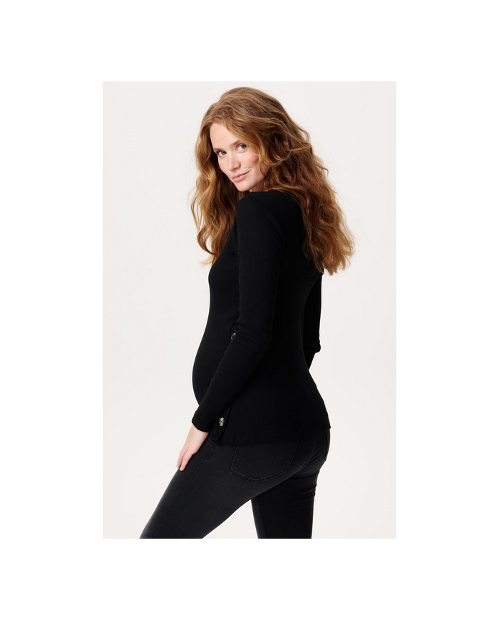 NOPPIES - Pull grossesse et allaitement - AARHUS - Noir