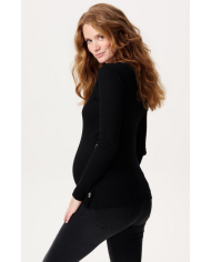 NOPPIES - Pull grossesse et allaitement - AARHUS - Noir