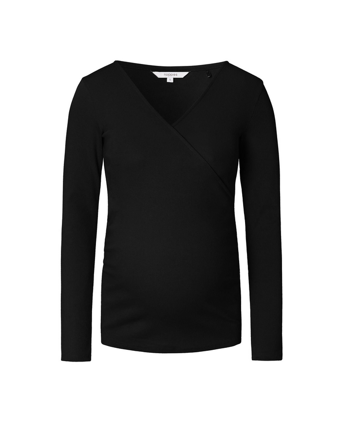 NOPPIES - Pull grossesse et allaitement - SARA - Noir