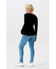 NOPPIES - Pull grossesse et allaitement - SARA - Noir