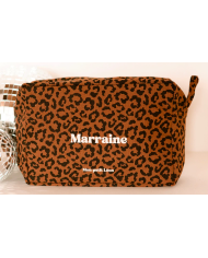 MON PETIT LEON - Trousse de toilette en toile de coton épaisse