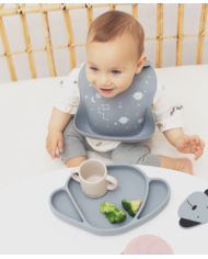 THE COTTON CLOUD - Assiette en silicone à ventouse - Chien ou chat